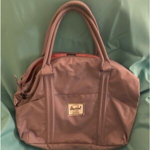 Herschel waterproof tote. Purple.